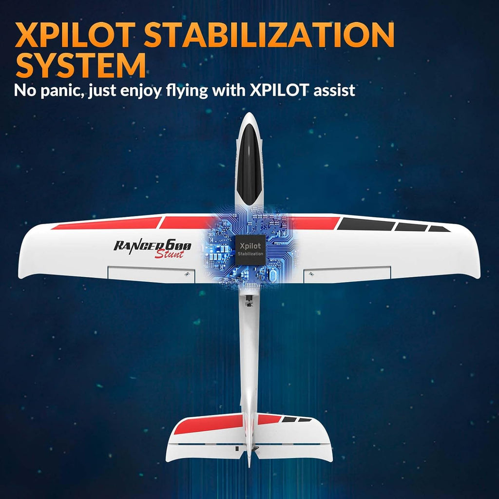 VOLANTEXRC RC Glider Plane 4CH, New Version Remote Control Airplane with 6-Axis Gyro for Beginners, 3 Flight Modes &