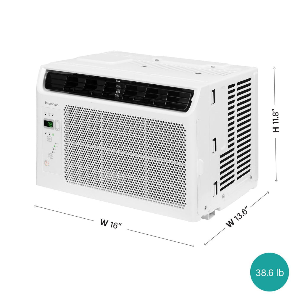 6,000 BTU Window Air Conditioner with Remote, 250 Sq. Ft.