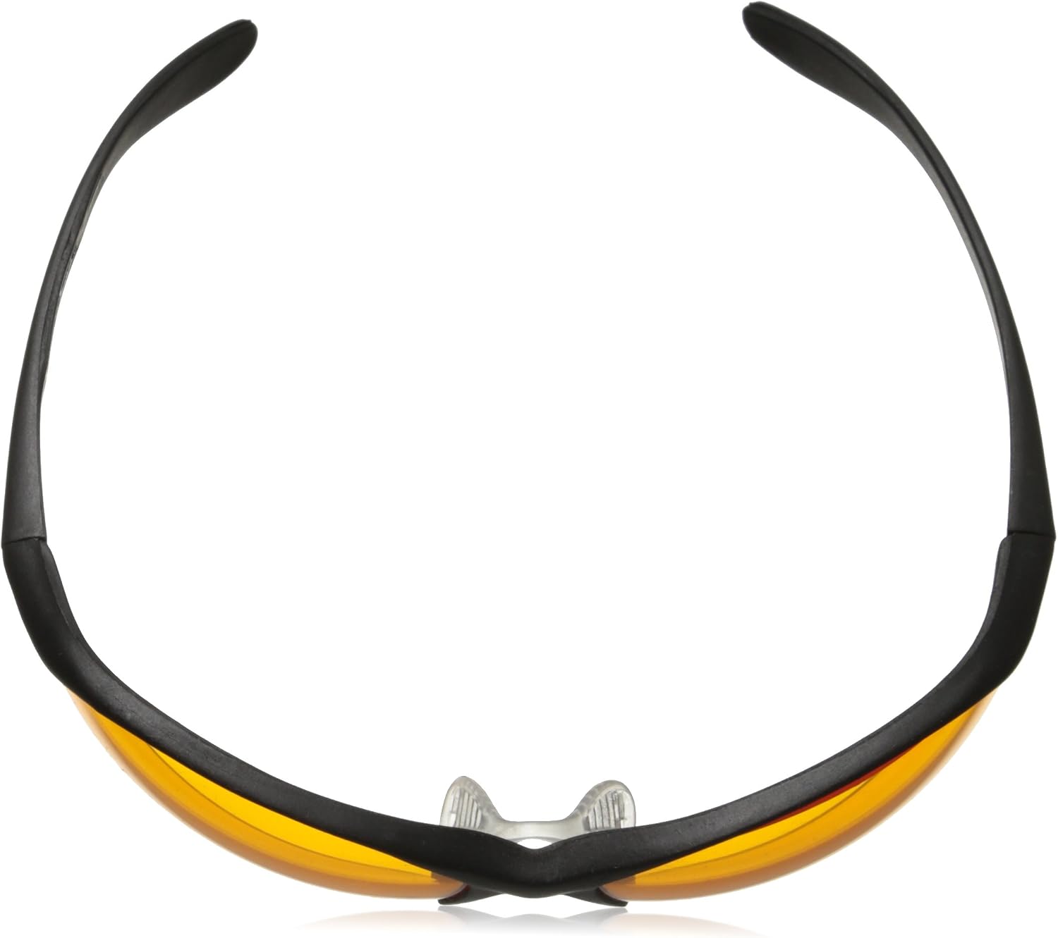by Honeywell Vapor II Sharp-Shooter Anti-Glare Shooting Glasses, Orange Lens (R-01537),Black/Orange,Large