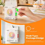 1/2 Inch Colored Dot Stickers, 2000 Colorful Dots Round Labels