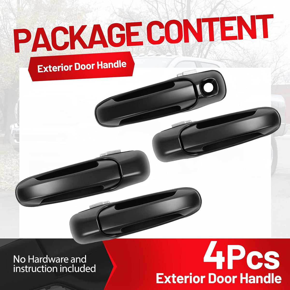 Door Handle Compatible with 2002-2011 Ram 1500