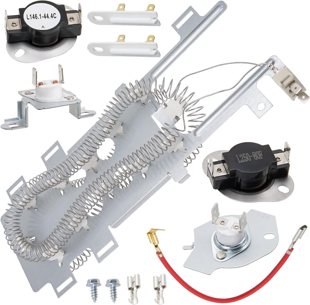 WED72HEDW1 WED9200SQ0 WED9400SW2 Dryer Heating Element Kit for Whirlpool