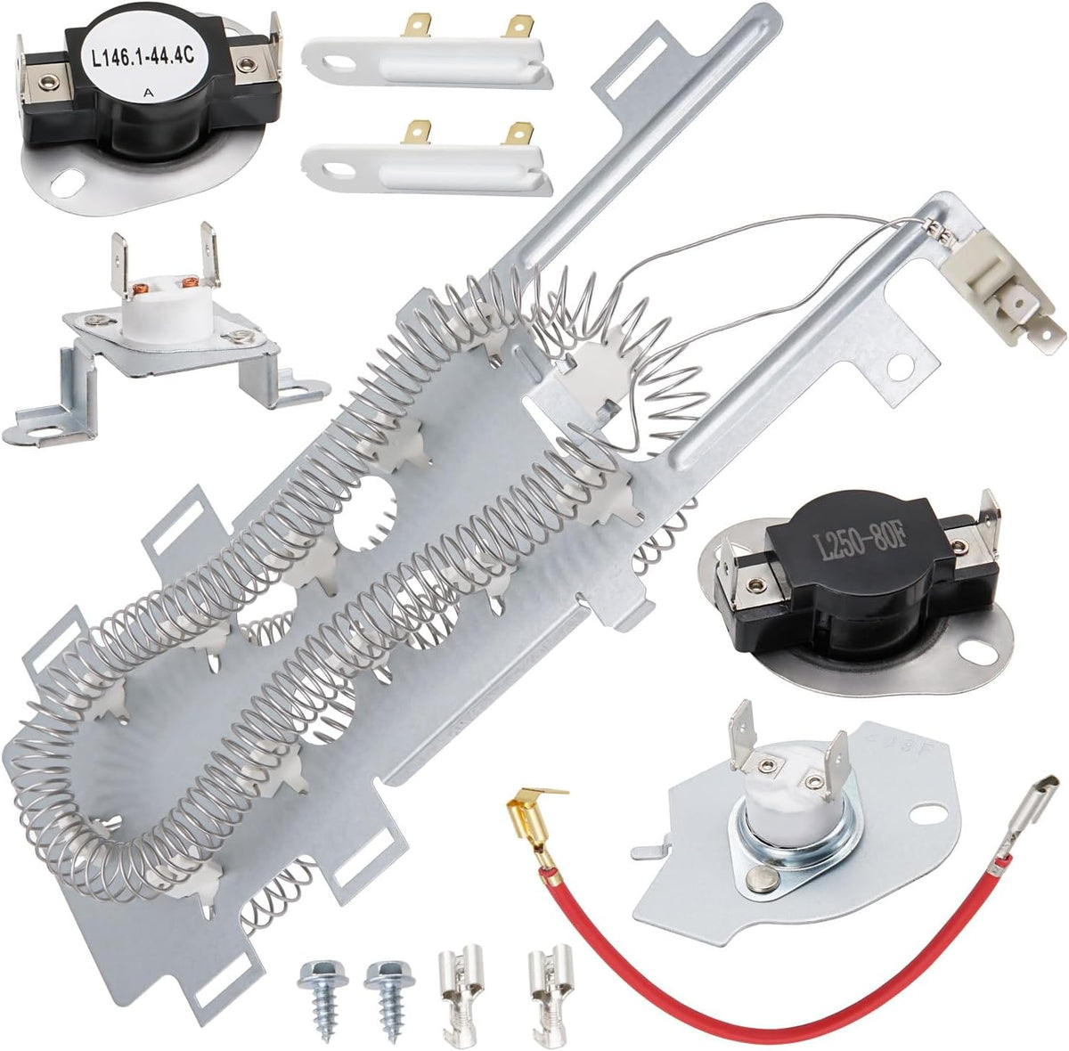 WED72HEDW1 WED9200SQ0 WED9400SW2 Dryer Heating Element Kit for Whirlpool
