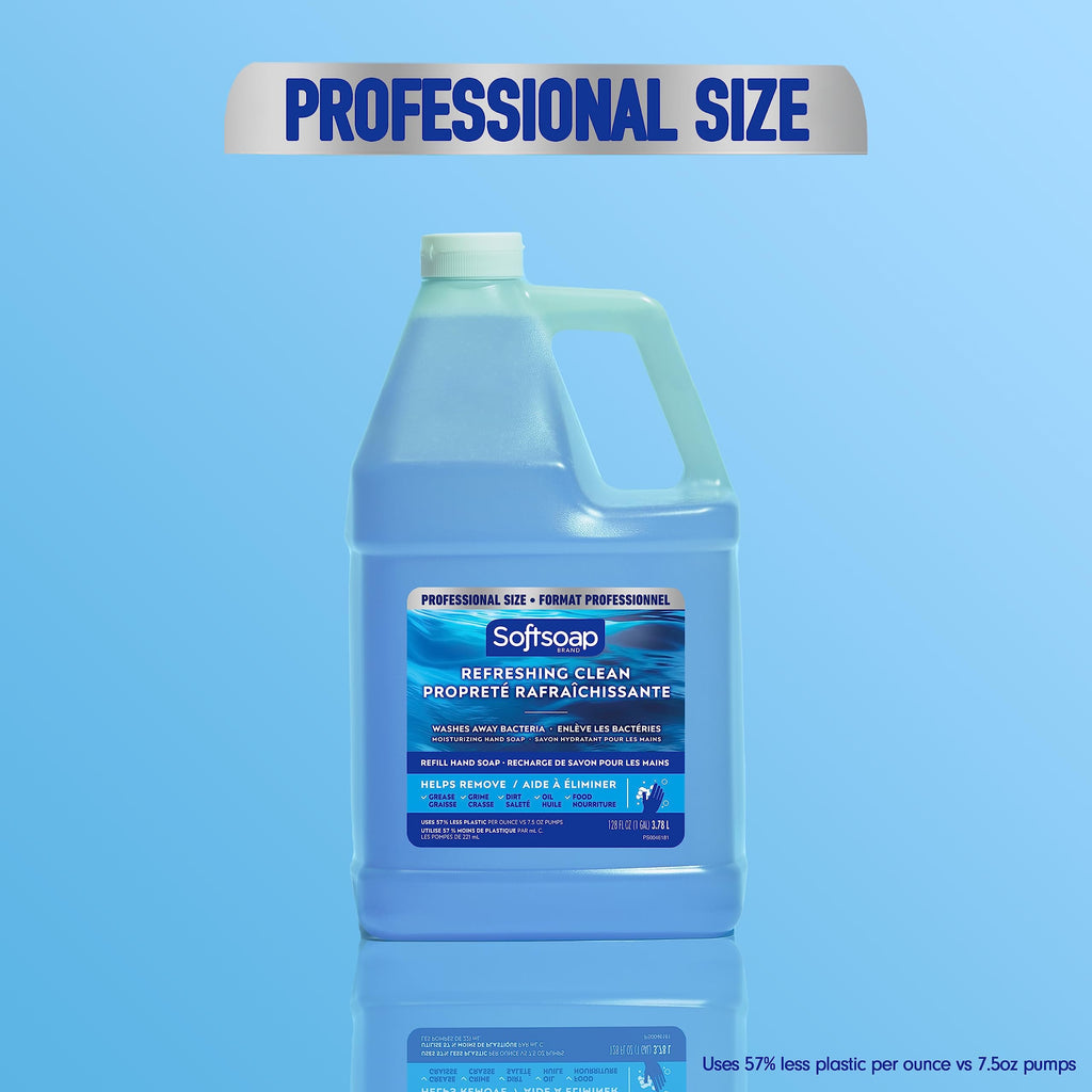 Moisturizing Liquid Hand Soap Refill, Refreshing Clean, 128 fl oz