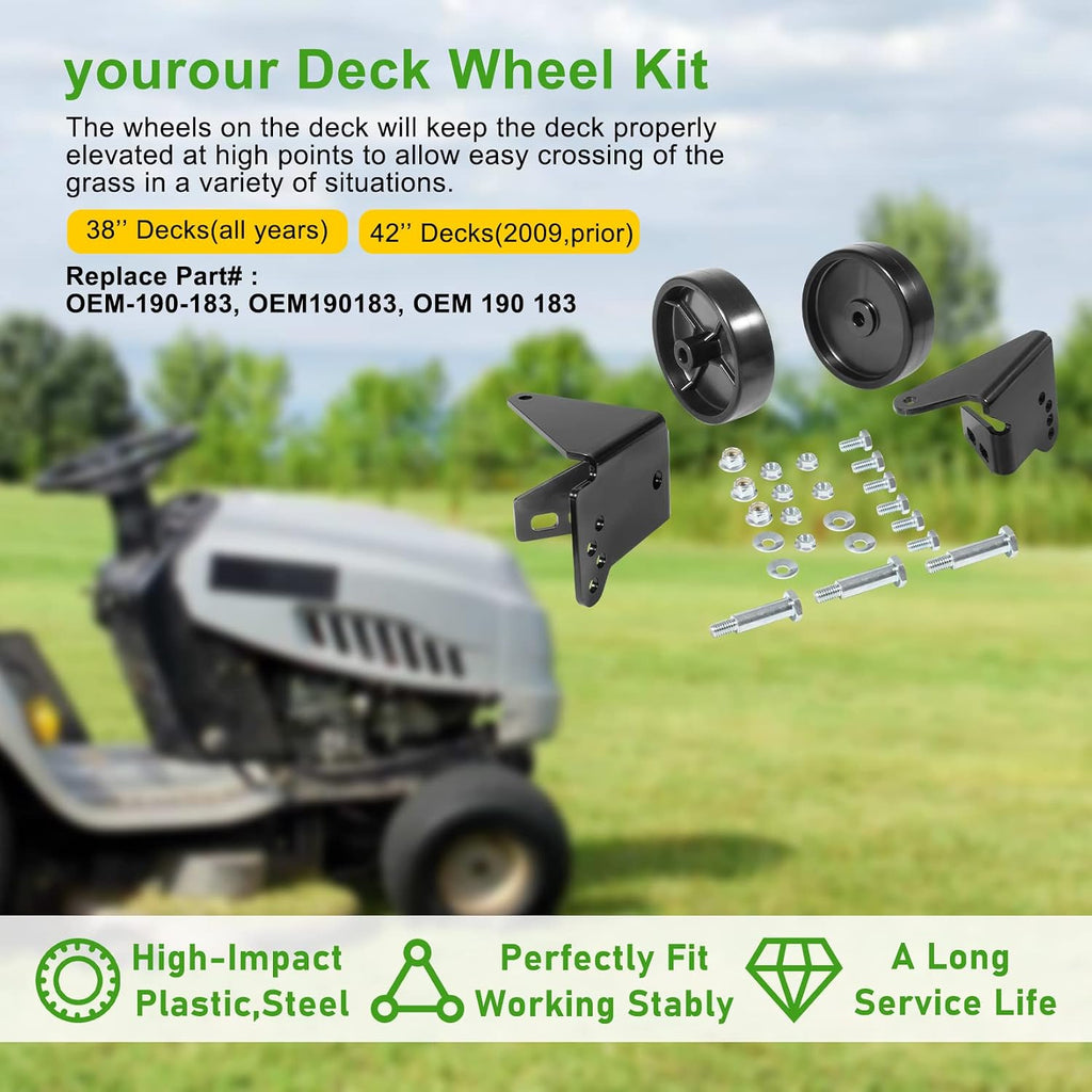 OEM-190-183 Deck Wheel Kit For MTD and Prior