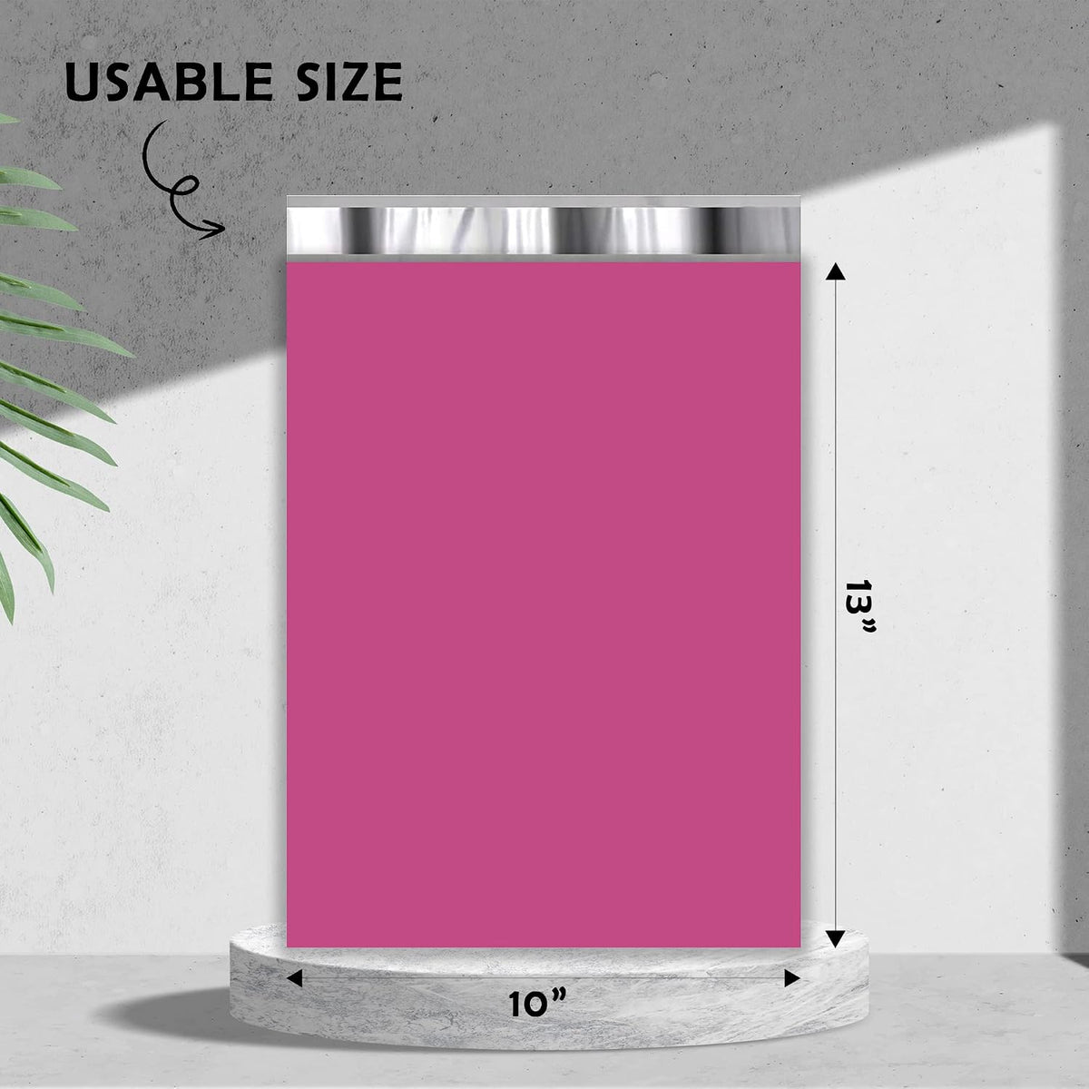 Poly Mailers 10x13 100 Pack Hot Pink Self-Seal Shipping Envelopes M4