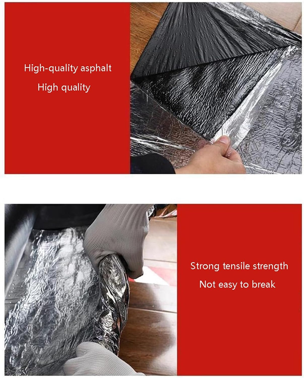 Flashing Tape for Roofs，Self-Adhesive Sheds Roofing Felt，Synthetic Waterproof Roof Underlayment ，for Roof Leaks