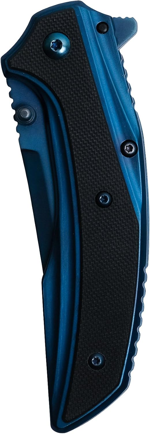 Outright Folding Pocket Knife, 8Cr13MoV Stainless Steel Blade, Pocketclip