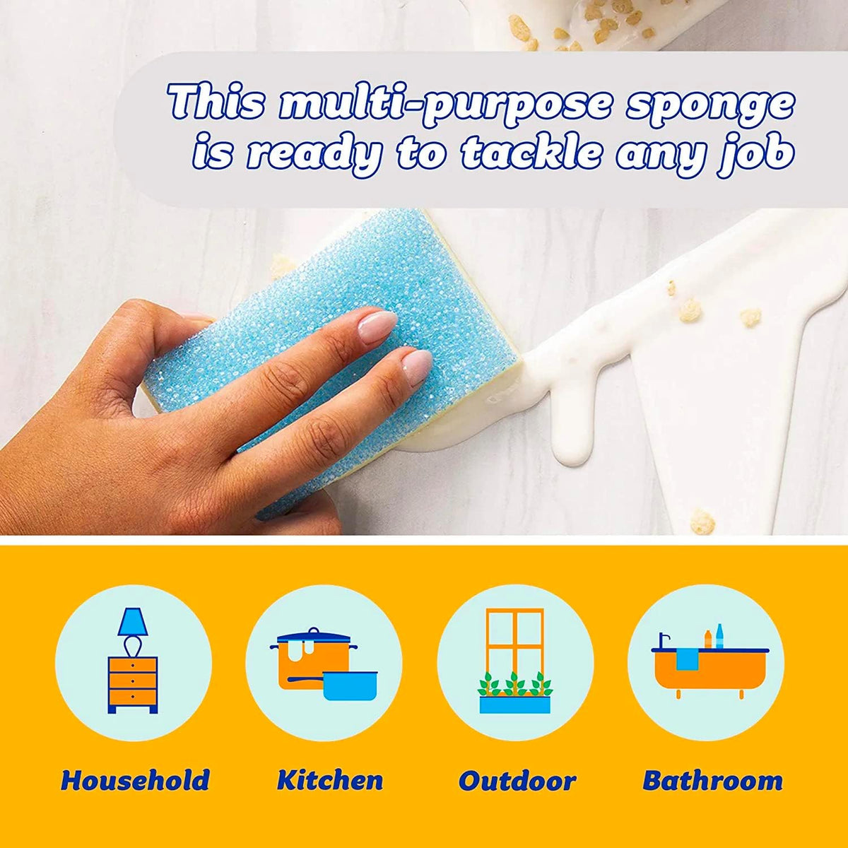 Sponge Daddy 4-Pack Durable Sponges