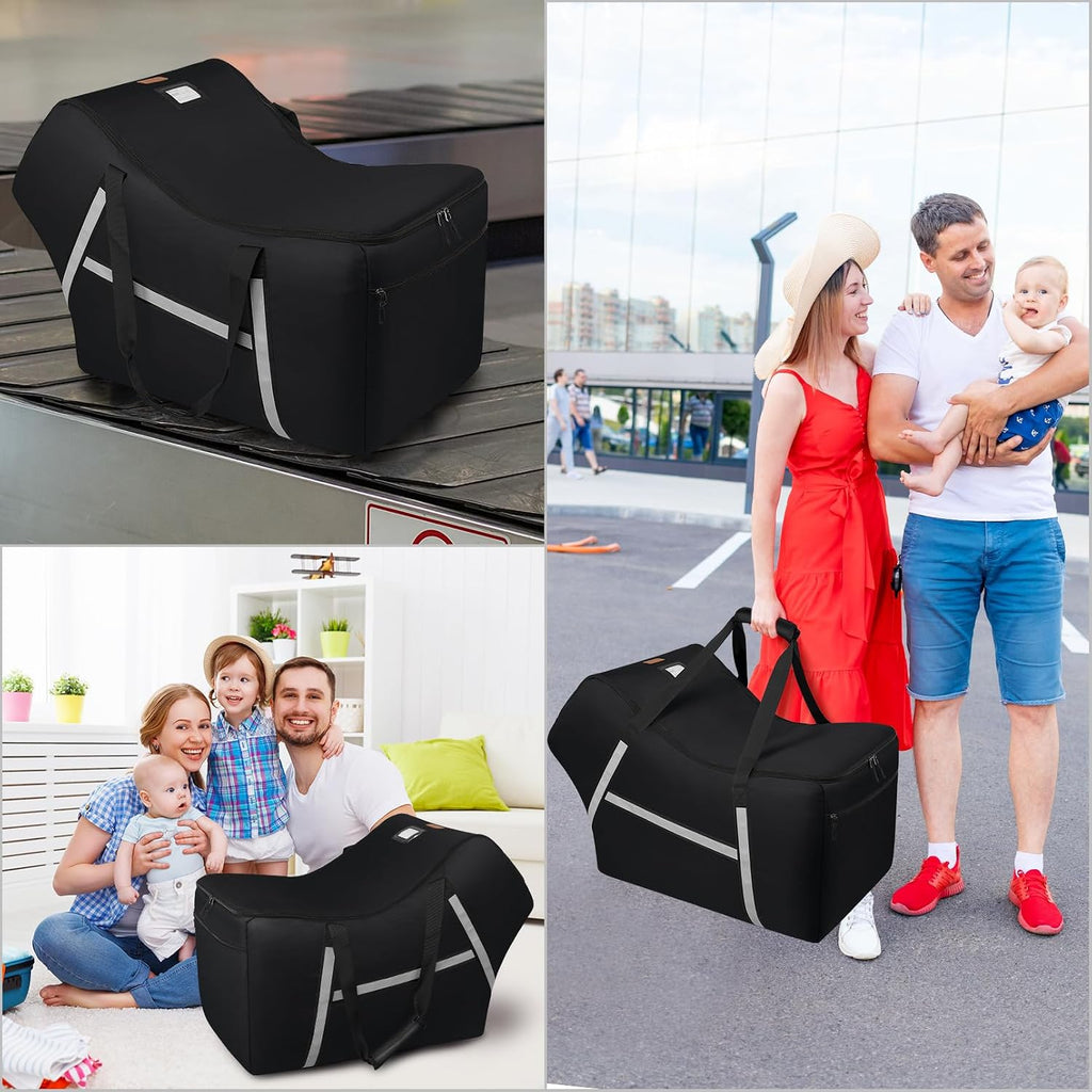 Infant Car Seat Travel Bag for Airplane Compatible with All Nuna Pipa Car Seat and Base,Chicco KeyFit 30 and Base