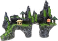 Mountain View Aquarium Ornament Tree House Bridge Fish Tank Decoration