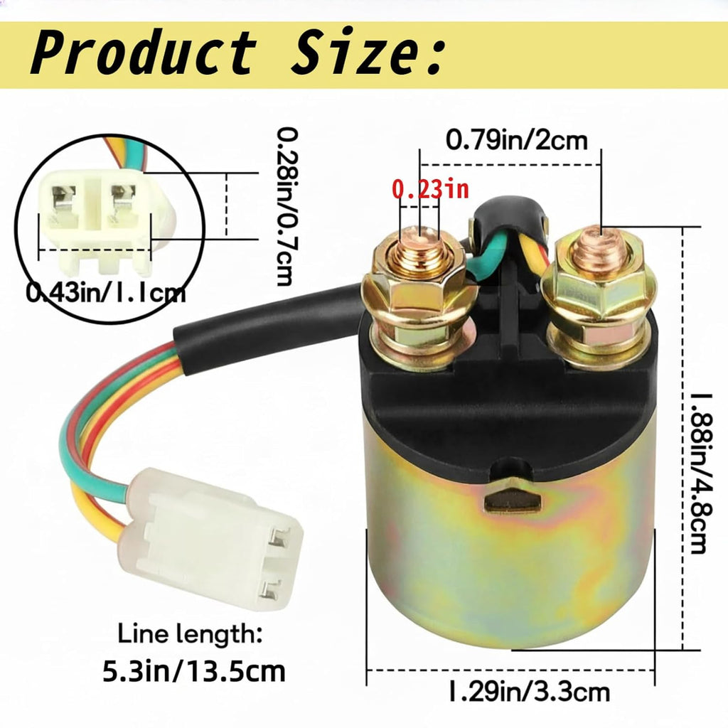 Starter Solenoid Relay for Honda Rancher 420 TRX420 2007-2014#35850HM7-000