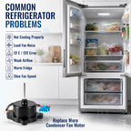 EOEPEZAP EAU65058502 Condenser Fan Motor Replacement for LG Refrigerators