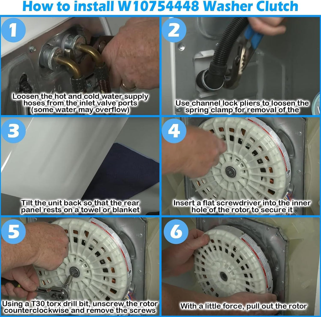 MVW7232HW0 MVWB835DW4 W10754448 Washer Clutch Fit for May-tag bravos xl