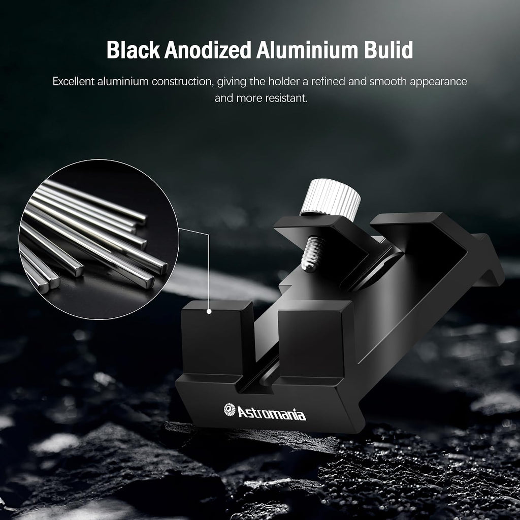 Finder Scope Dovetail Mounting Base Fit for Schmidt-Cassegrain | Telescope Finder Base Aluminum, Vixen Dovetail Bar