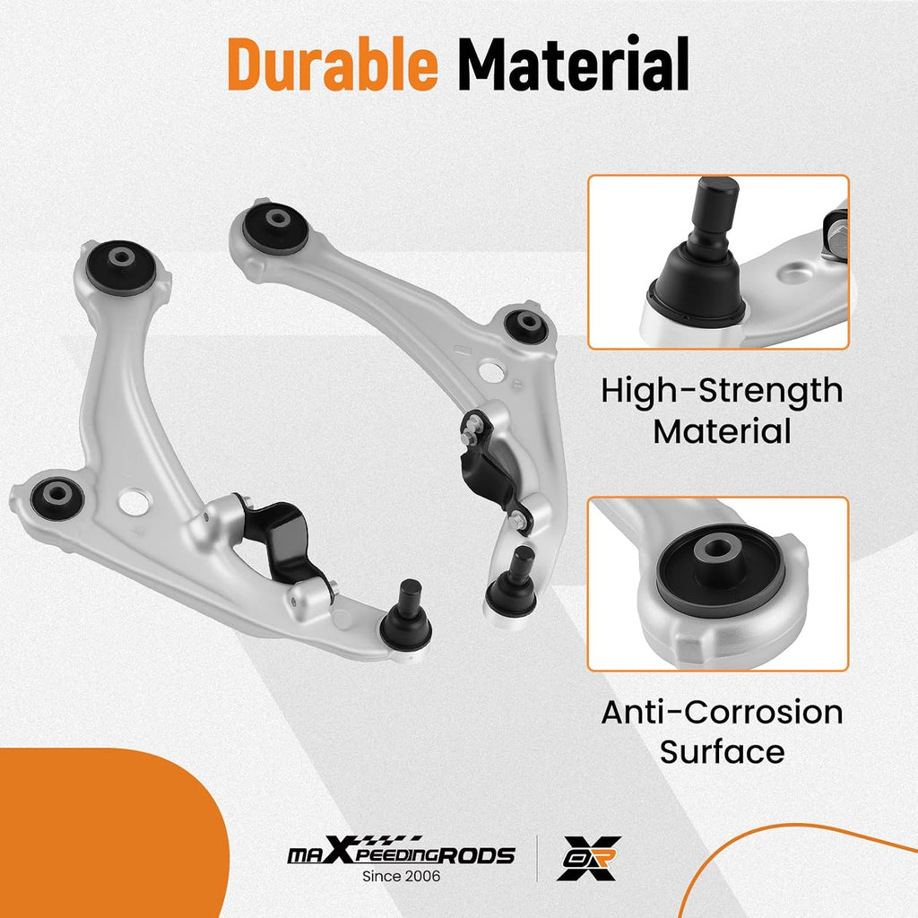 maXpeedingrods 4Pcs Front Lower Control Arm Kit for Nissan Altima 2007-2012