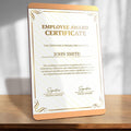 A4 Certificate Frame 8.3 x 11.7 in, Wood Plaque, Acrylic Cover | Display A4 8.3 x 11.7 Certificates, Diplomas, Awards