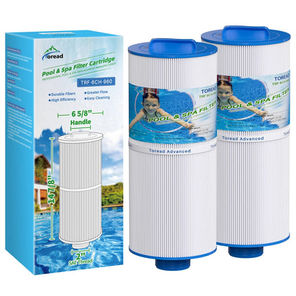 6CH-960 Spa Filter Replaces Jacuzzi Filters J-300, J400, 14081, 6000-383A
