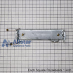 WP5787D105-60 Range Surface Burner Orifice Holder (Left Side)