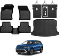Floor Mats for Volkswagen Taos FWD 2022-2025 2026, All Weather Floor Mats Trunk Cargo Liner with Backrest Protectors