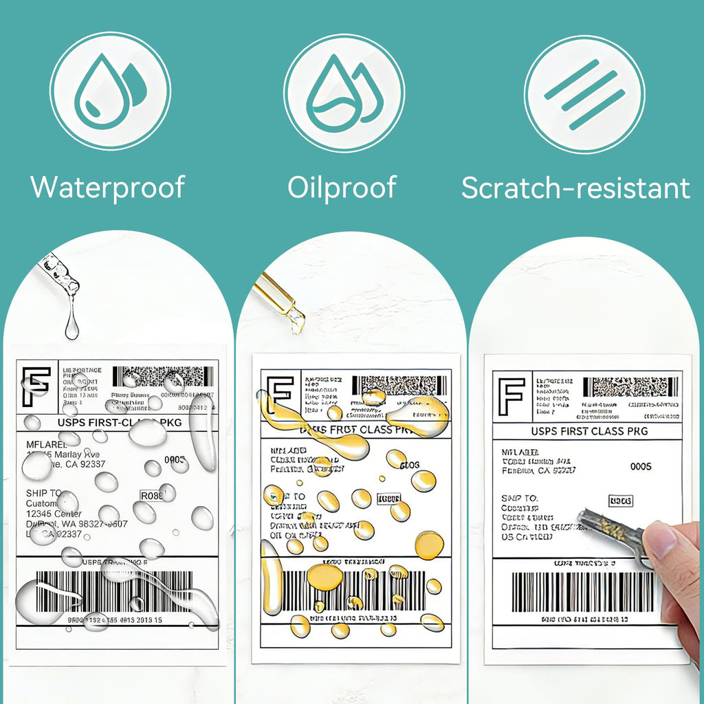 3000 Pcs 4"x6" Direct Thermal Shipping Labels, 12 Rolls of 250