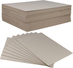50 PCS 80PT Chipboard, 10 x 12.5 inch 2 mm Book Board Grey Binder Board, Backing Scrapbooking Sheets for Book Binding