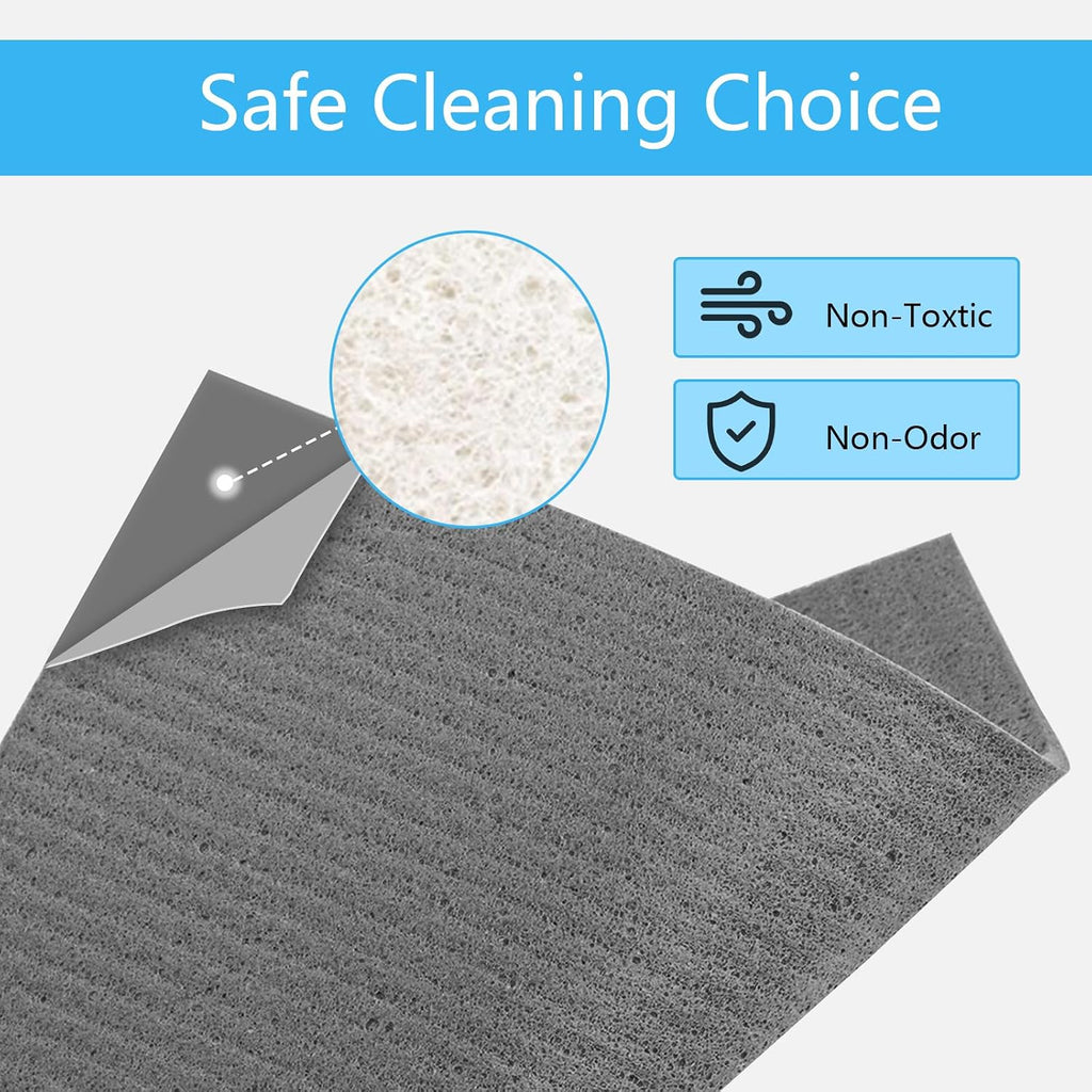 10PK Swedish Dishcloths for Kitchen, Absorbent Dish Cloths, 7x6in