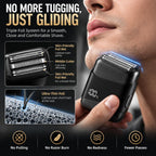 Electric Foil Shavers for Men: 3 Floating Blades-Portable