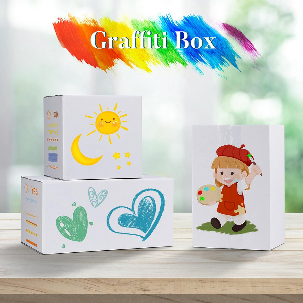Small Shipping Boxes 6x6x6 Set of 6