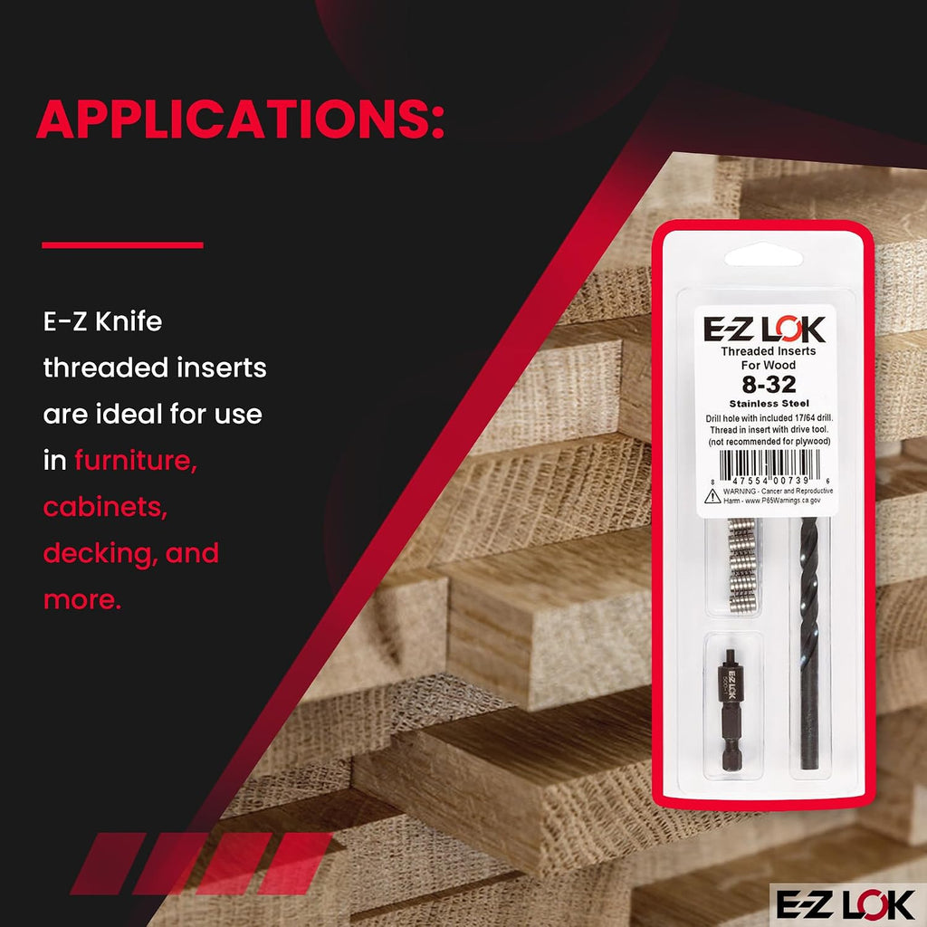 E-Z LOK Thread Repair Kit, 8-32