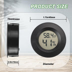 Serundo Auto Digital Hygrometer Thermometer Room Indoor Thermometer 6 Pack