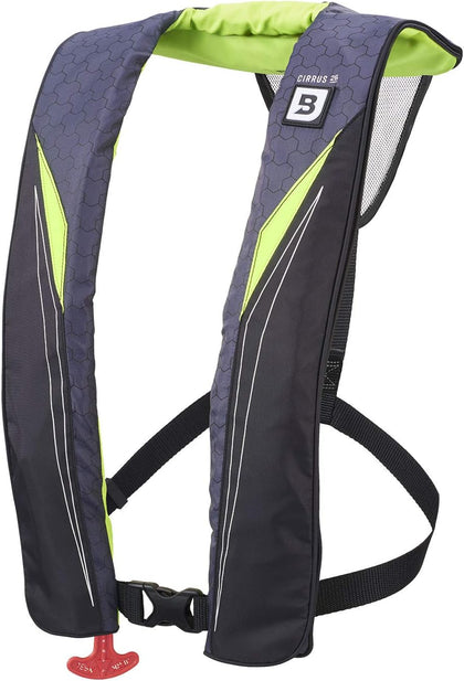 Cirrus26 Inflatable PFD Life Jackets for Adults | US Coast Guard Approved Automatic Life Vest w/Manual Override