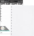 Happy Planner Plans + Notes Planner Refill Paper, 100 Sheets of Lined Refill Paper for Journals, Big Size
