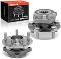 A-Premium 2 x Front Wheel Bearing and Hub Assembly with 5-Lug
