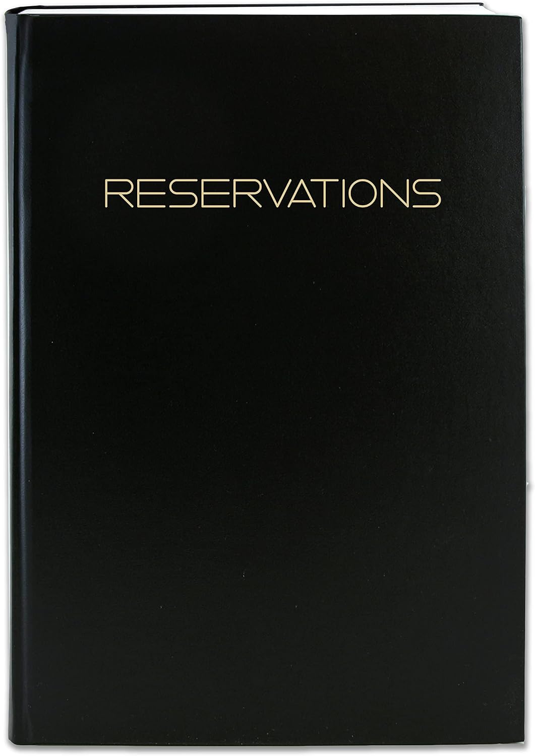 Restaurant Reservation Book, Black, Hardbound, 408 Pages