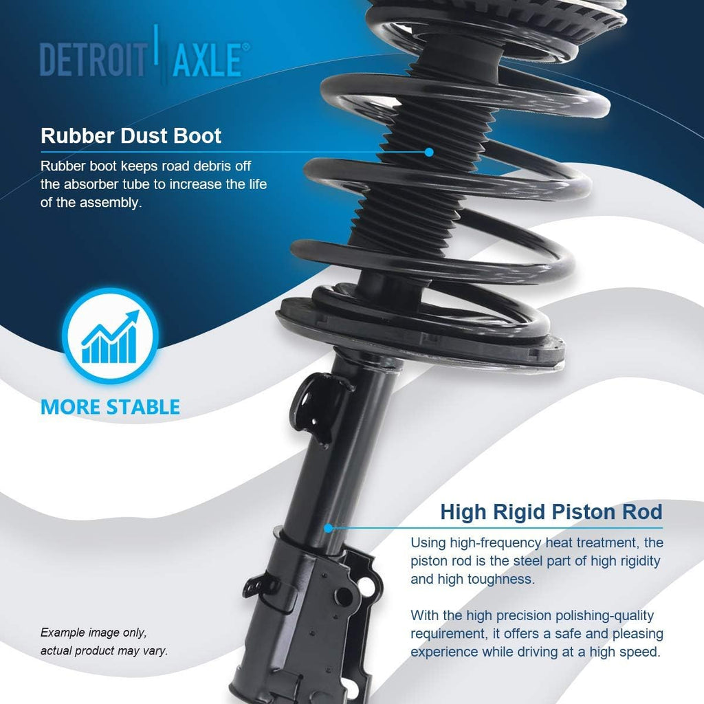 Detroit Axle - 2 Front Struts for 2001-2007 Dodge Grand Caravan