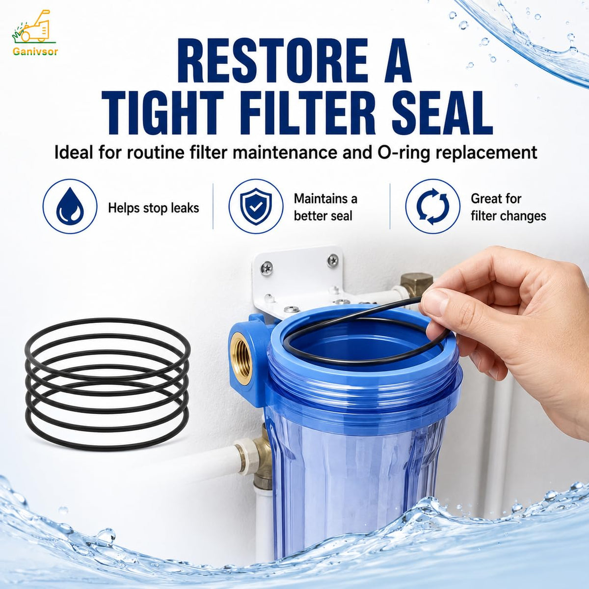 151120 o-Ring for Pentek Water Filter Housing （5 Pack）