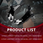 Frenzybro Front Lower Control Arm Suspension Kit with Ball Joint