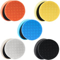 Buffing Polishing Pads, 5Pcs 5.5 Inch Face for 5 Inch Backing Plate Compound Buffing Sponge Pads with Hex Logic