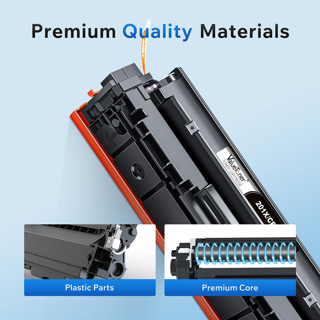 201X Compatible for HP 201X Toner Cartridges 4 Pack High Yield 201A M277DW