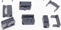 PC Accessories - Connectors Pro 50-Pack 2X5 10P 2.54mm Dual Rows IDC Sockets for Flat Ribbon Cable, 10 Pins FC Female Connector