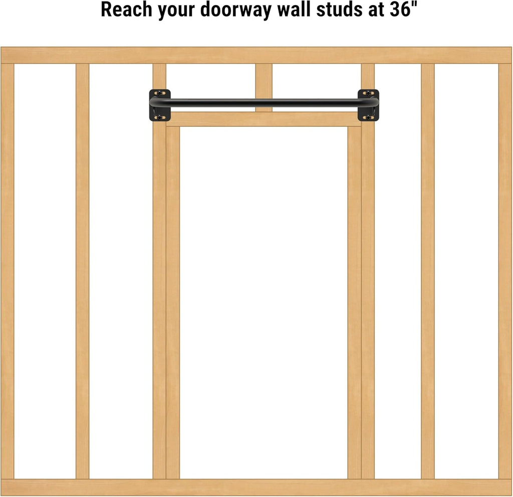 Heavy Duty Welded Pull Up Bar Wall/Joist/Ceiling Mount Chin Up Bar | Multifunctional Pull-up Bars w/Resistance Band