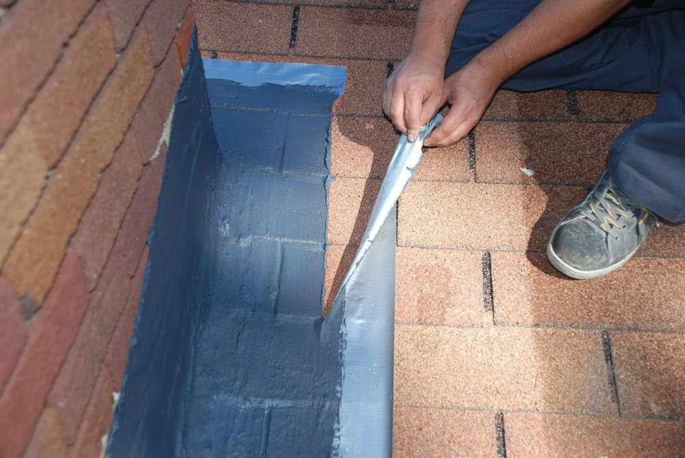 300054 Brushable Flashing Repair Sealant – Black Elastomeric Waterproof Coating Leak Protection for Vents & Skylights