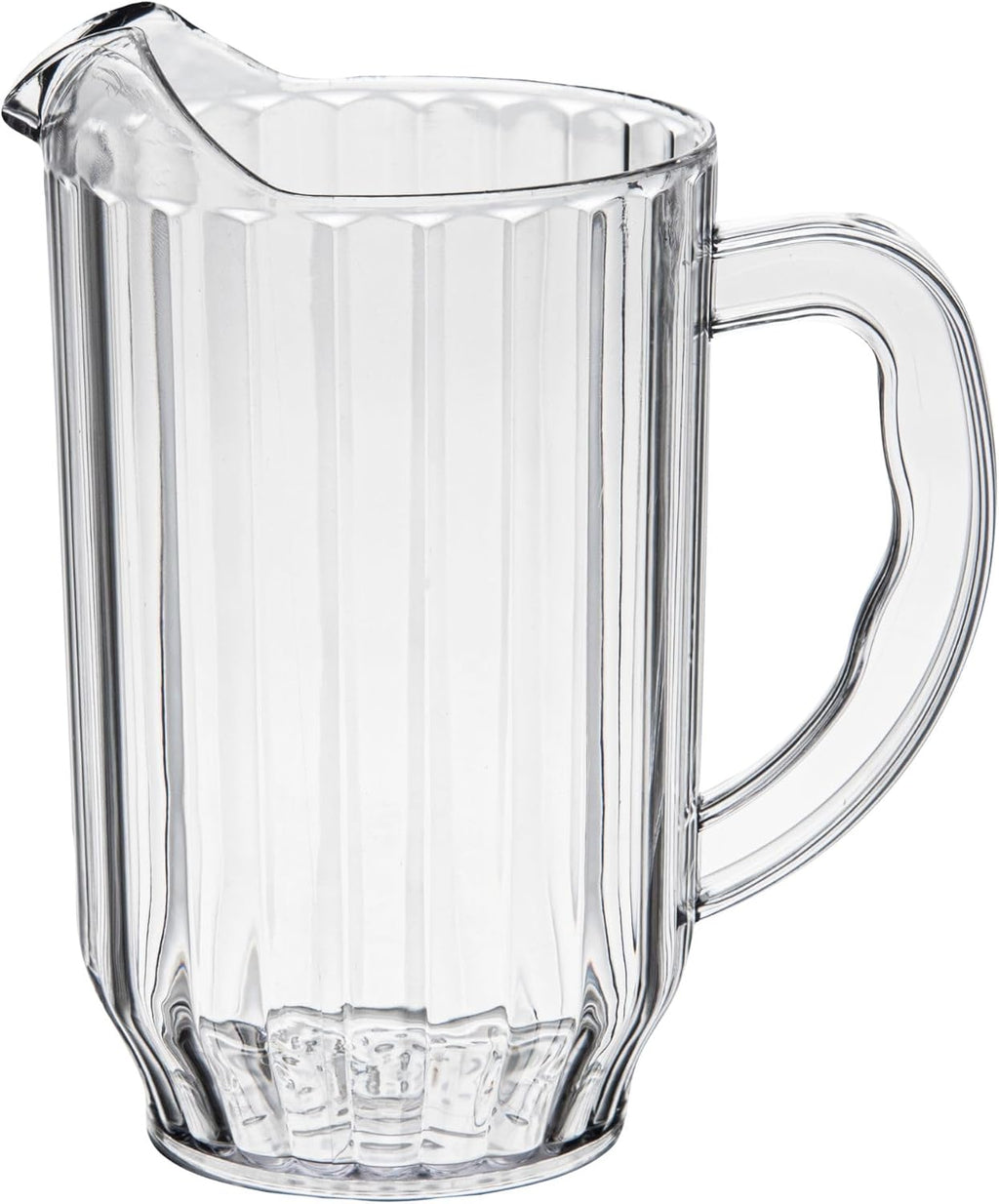 47 oz Clear Plastic Water Pitcher, Beer and Juice Jug, 1 Ct