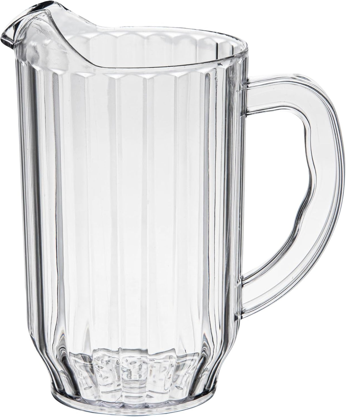 47 oz Clear Plastic Water Pitcher, Beer and Juice Jug, 1 Ct