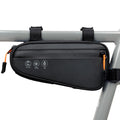 Bike Frame Bag, Waterproof Storage Pouch with Side Pockets