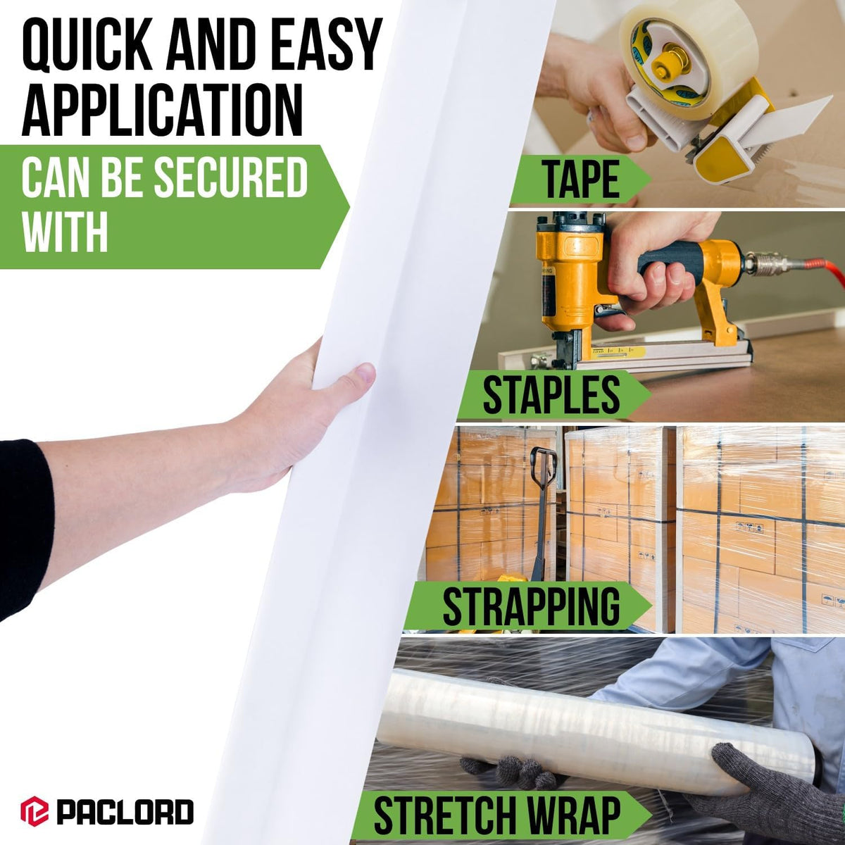 Extra-Wide 36" x 3" x 3" Reinforced Cardboard Edge Protectors