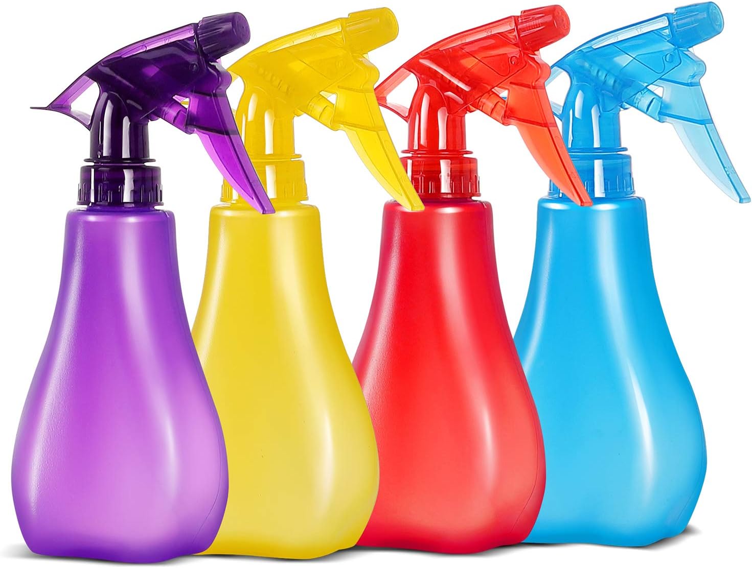 8 Oz Empty Plastic Spray Bottles with Adjustable Nozzle - Durable Trigger Sprayer with Mist & Stream Modes