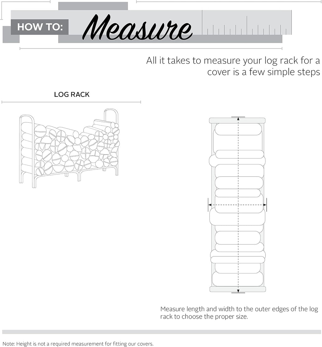 Ravenna Patio Log Rack Cover, Patio Furniture Covers