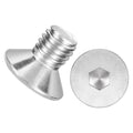30Pcs[M5-0.8x8] Flat Head Socket Cap Screw Countersunk Bolt
